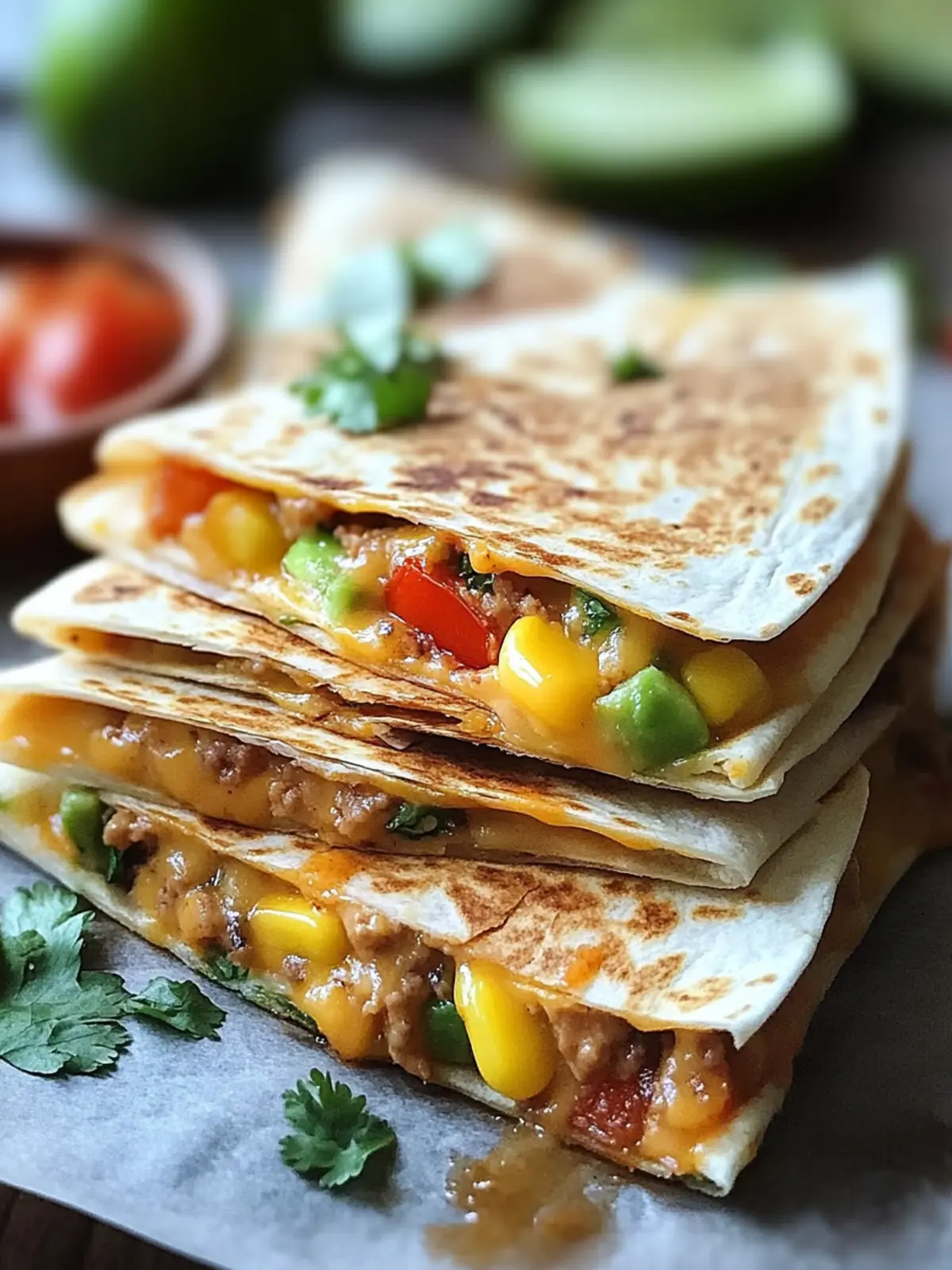 Smashburger Quesadillas: Quick Comfort Food Ready in 20 Minutes 2 Smashburger Quesadillas