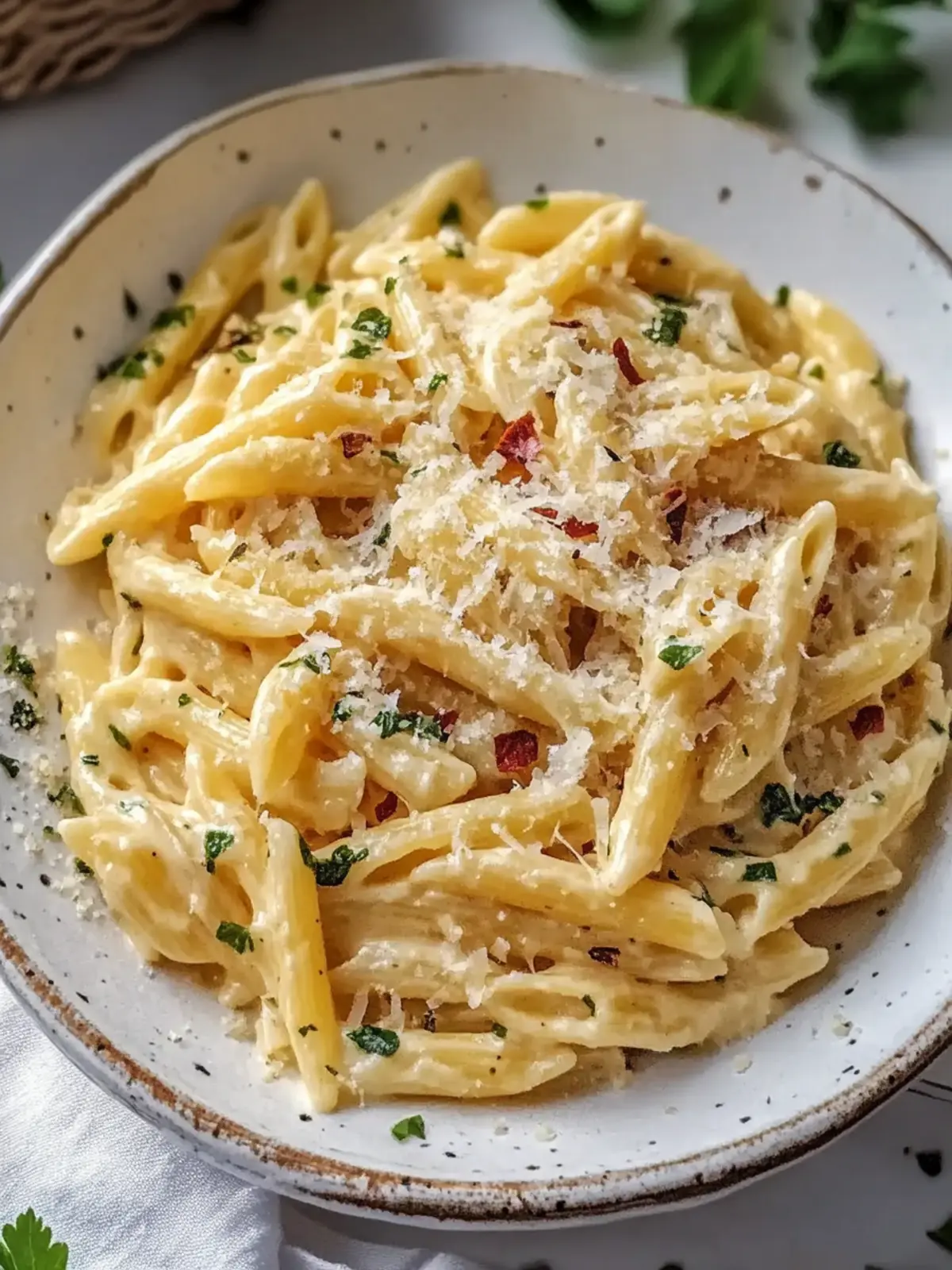 One Pot Creamy Garlic Pasta that’ll Make Weeknight Cooking Easy 2 One Pot Creamy Garlic Pasta