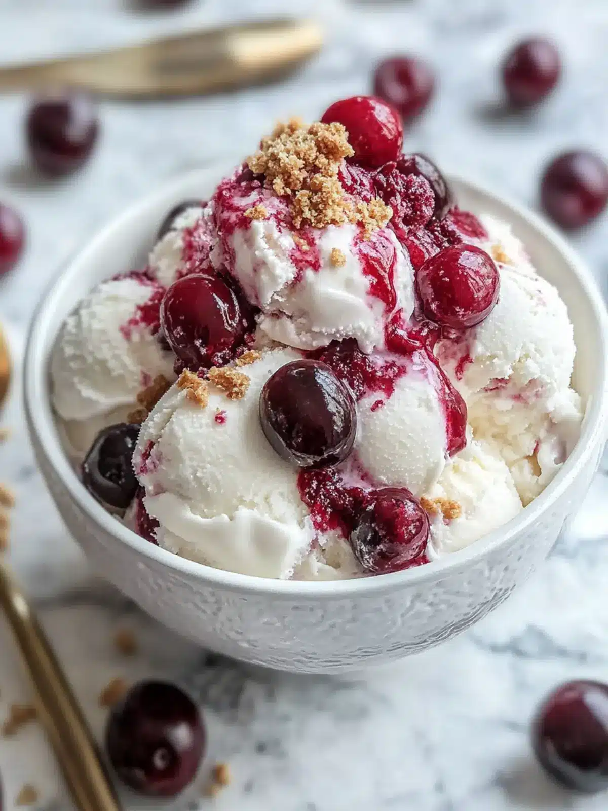 Creamy No-Churn Cherry Cheesecake Ice Cream for Summer Bliss 5 Creamy No-Churn Cherry Cheesecake Ice Cream