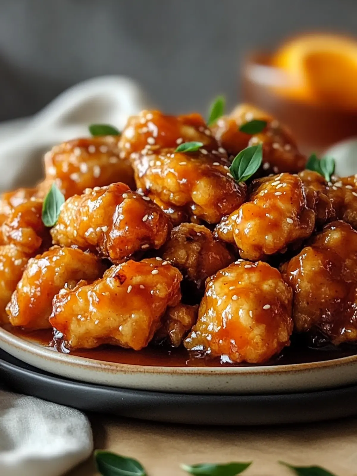 Savory Baked Orange Chicken: Healthy Dinner Bliss at Home 3 Baked Orange Chicken