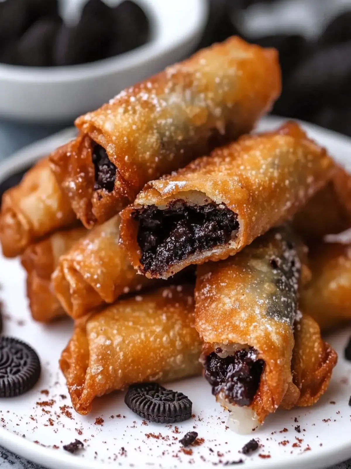 Crispy Oreo Egg Rolls: A Fun Dessert Twist You’ll Love 5 Oreo Egg Rolls (Dessert Egg Rolls)