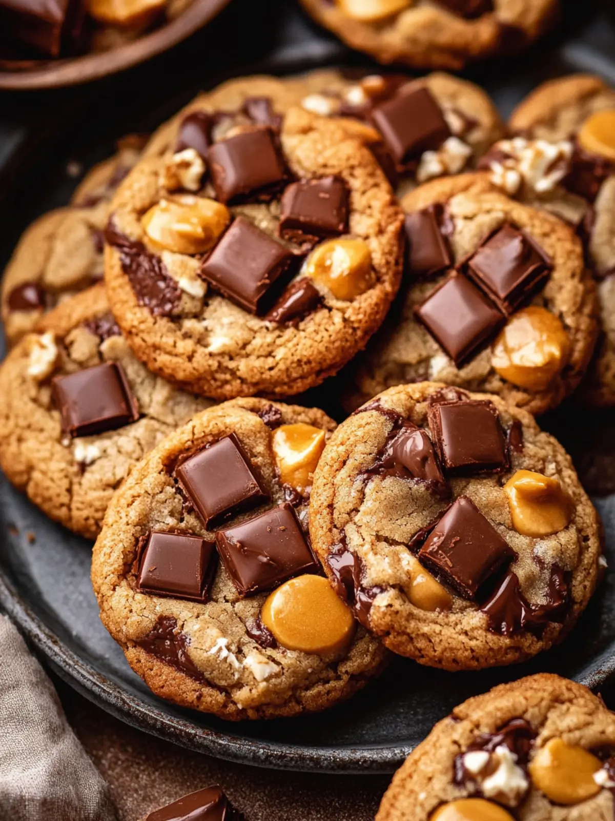 Indulge in Gooey Twix Cookies Loaded with Caramel Bliss 4 Twix Cookies