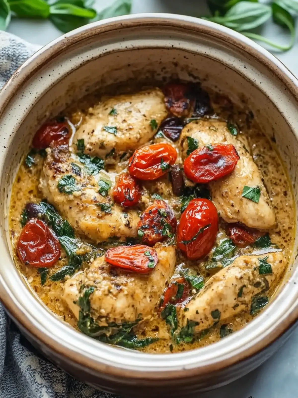 Creamy Crockpot Tuscan Chicken That's Pure Comfort Bliss 2 Crockpot Tuscan Chicken