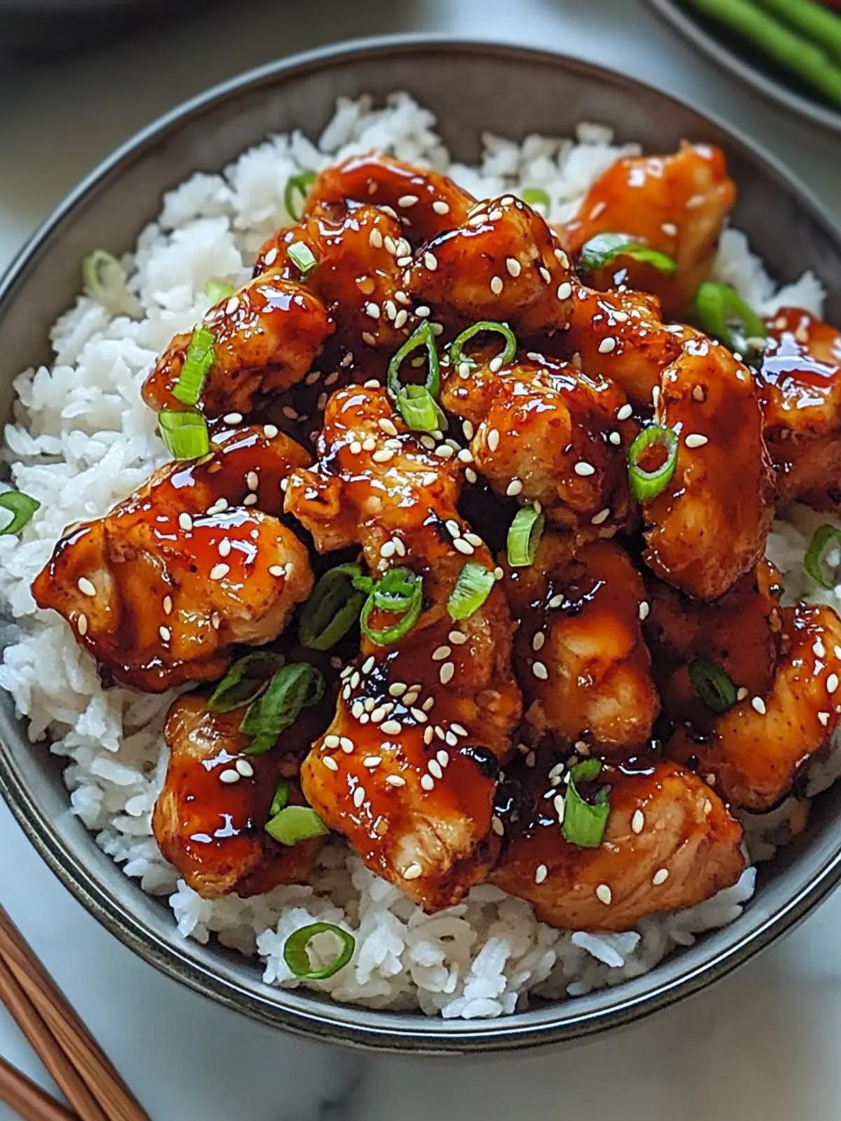 Sweet and Spicy Sticky Honey Gochujang Chicken Delight 3 Sticky Honey Gochujang Chicken
