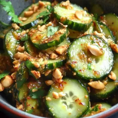 Cucumbers in Spicy Peanut Sauce: A Refreshing Flavor Bomb 10 Cucumbers in Spicy Peanut Sauce