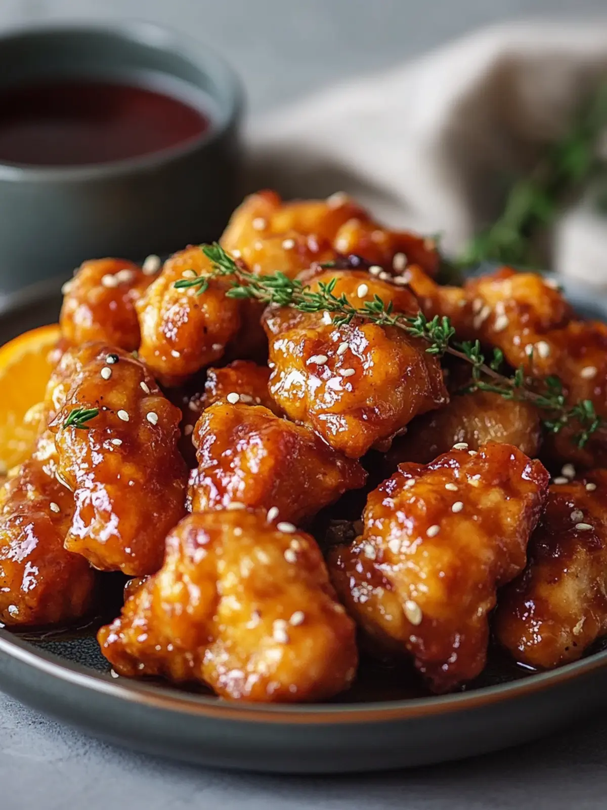 Savory Baked Orange Chicken: Healthy Dinner Bliss at Home 5 Baked Orange Chicken