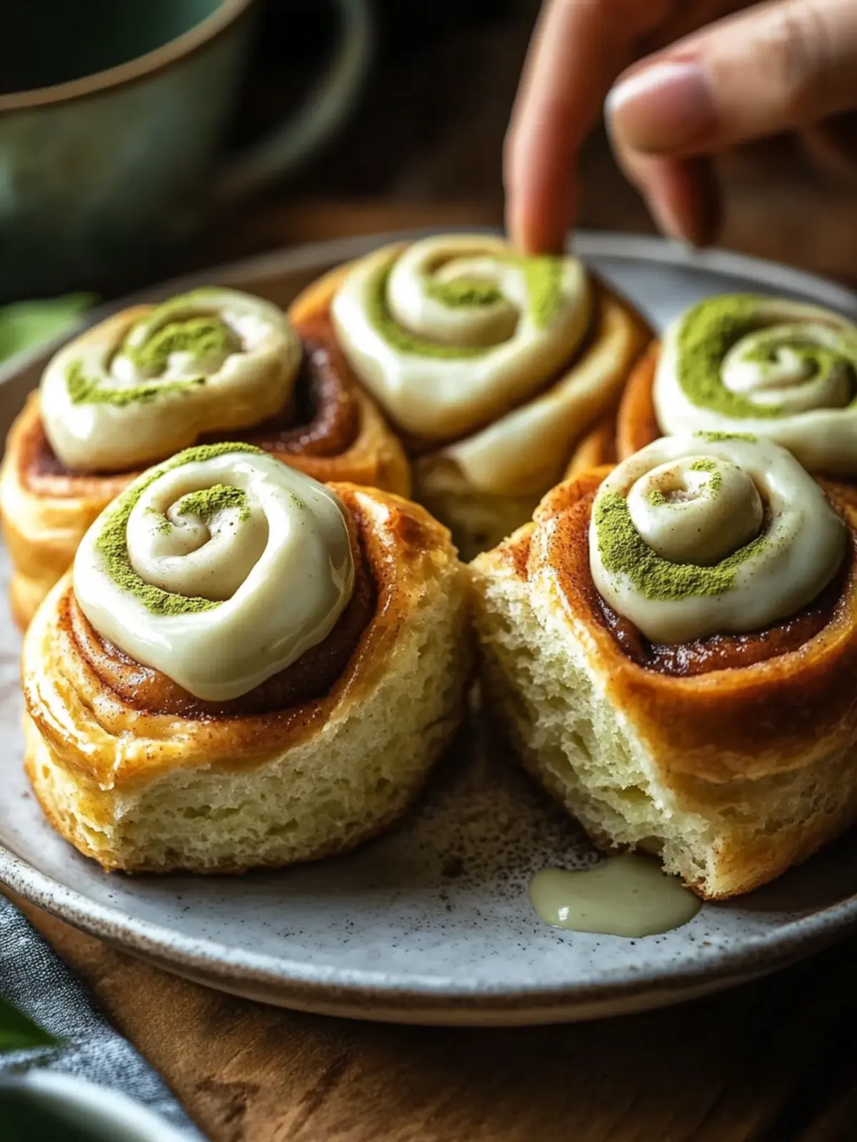 Fluffy Matcha Cinnamon Rolls: Your New Cozy Morning Treat 2 Fluffy Matcha Cinnamon Rolls
