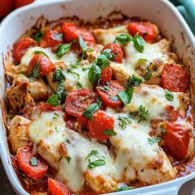 Bruschetta Chicken Casserole for Flavor-Packed Weeknights 9 Bruschetta Chicken Casserole