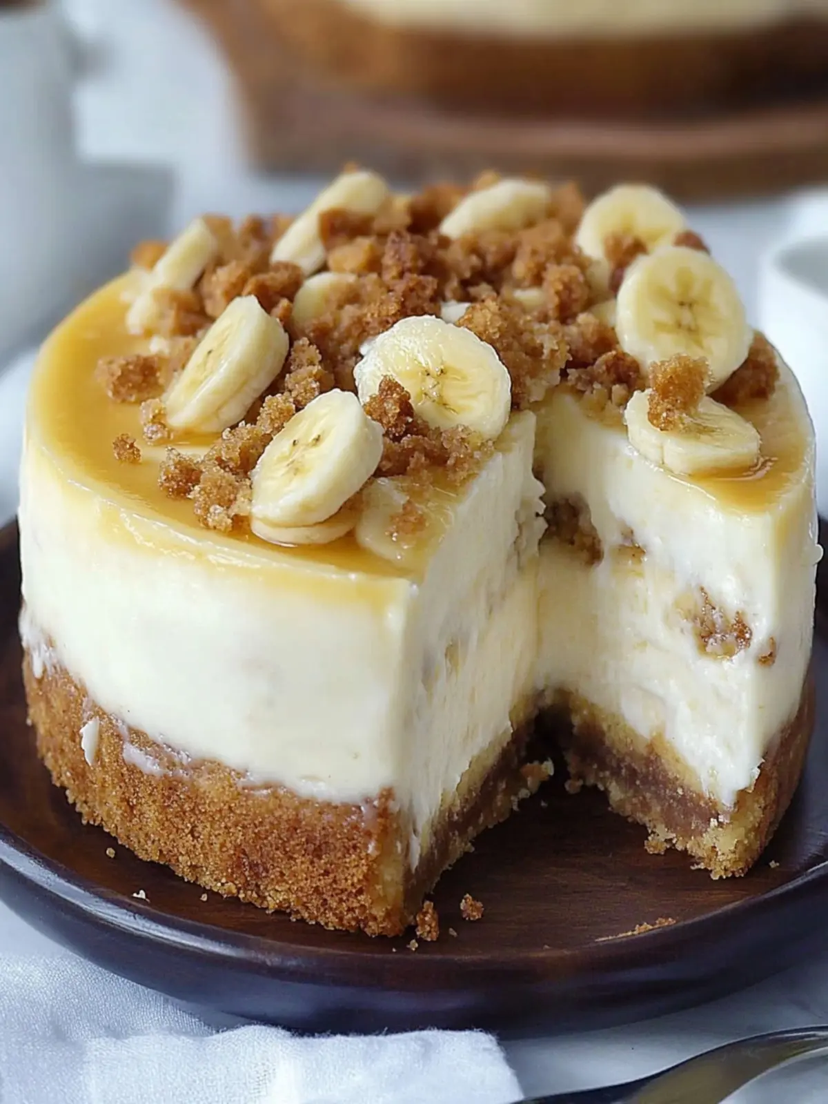 Banana Bread Cheesecake: A Slice of Pure Bliss Awaits! 5 Banana Bread Cheesecake
