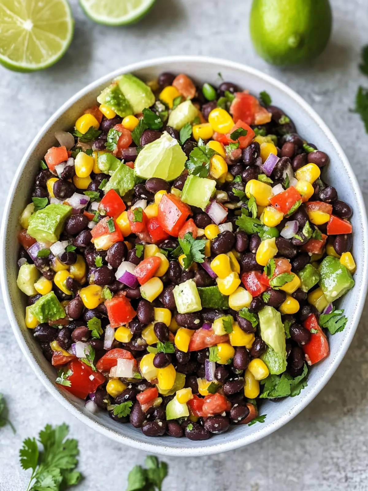 Southwestern Black Bean Salad: Fresh, Flavorful, and Quick! 2 Southwestern Black Bean Salad