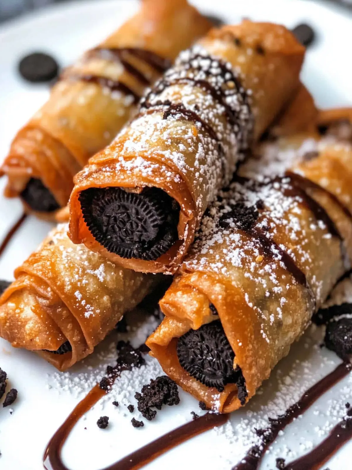 Decadent Oreo Egg Rolls You'll Want Every Weekend 3 Oreo Egg Rolls (Dessert Egg Rolls)