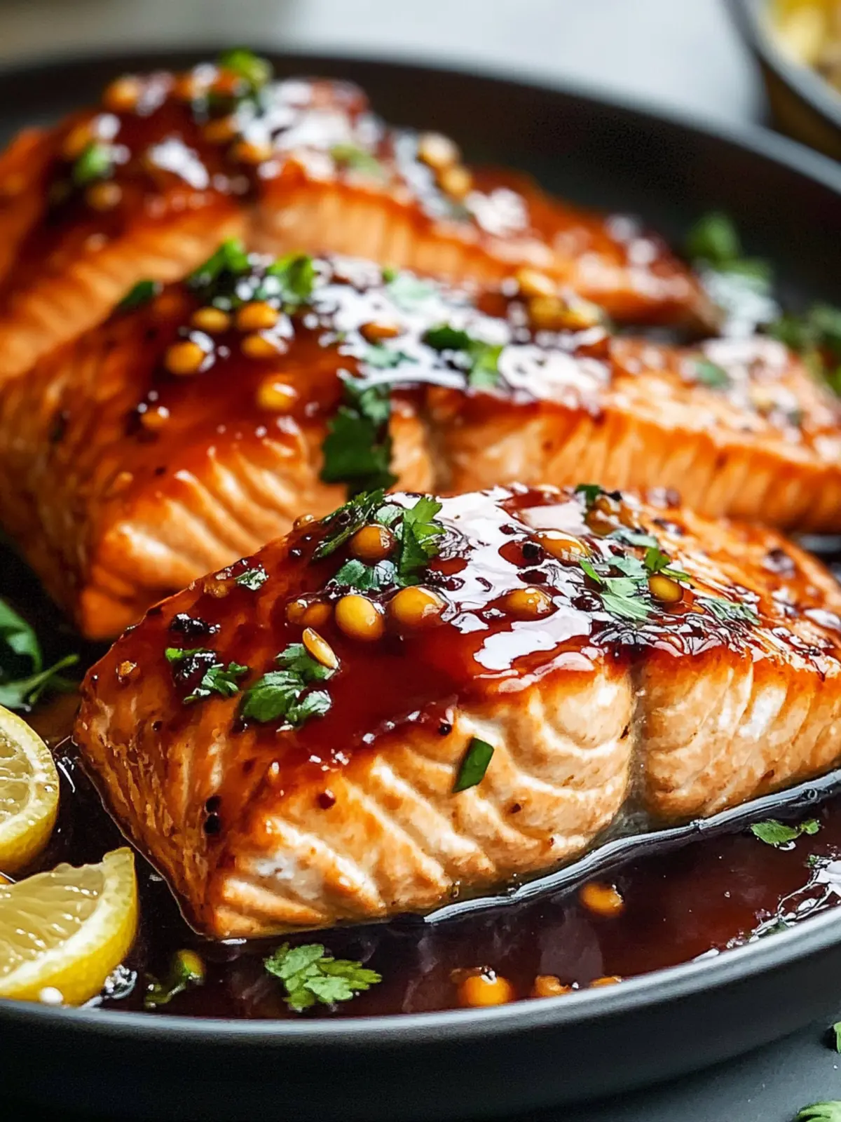 Sweet and Savory Honey Garlic Glazed Salmon in Minutes 4 Honey Garlic Glazed Salmon