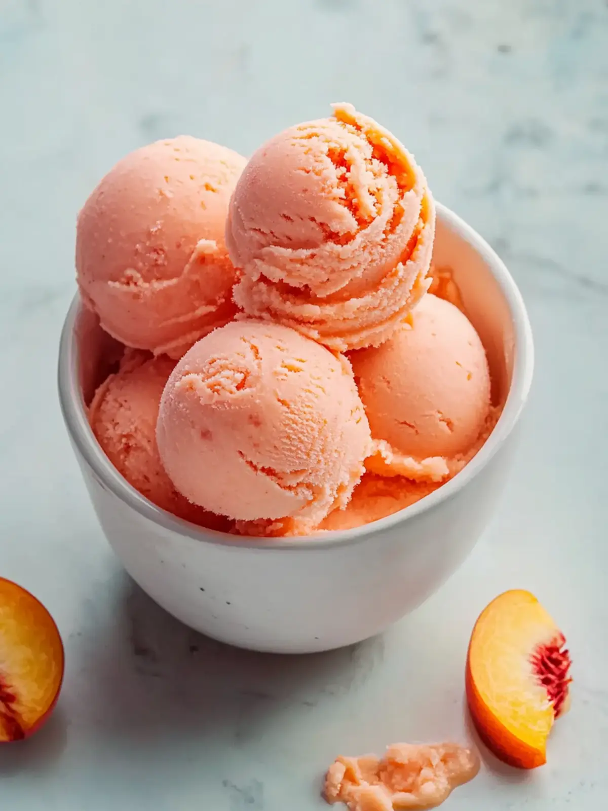Best Peach Sorbet: Simple, No-Churn Delight for Summer Fun 3 Best Peach Sorbet
