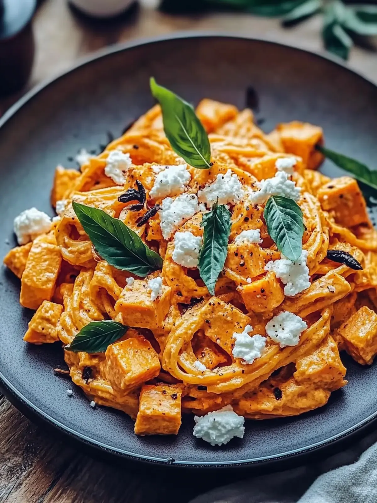 Creamy Sweet Potato Goat Cheese Pasta for Cozy Dinner Bliss 4 Sweet Potato Goat Cheese Pasta