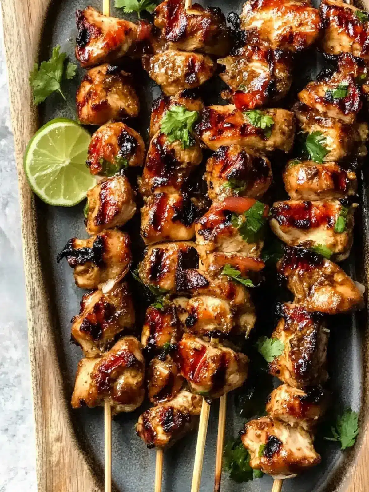 Grilled Thai Coconut Chicken Skewers: A Flavorful BBQ Delight 2 Grilled Thai Coconut Chicken Skewers
