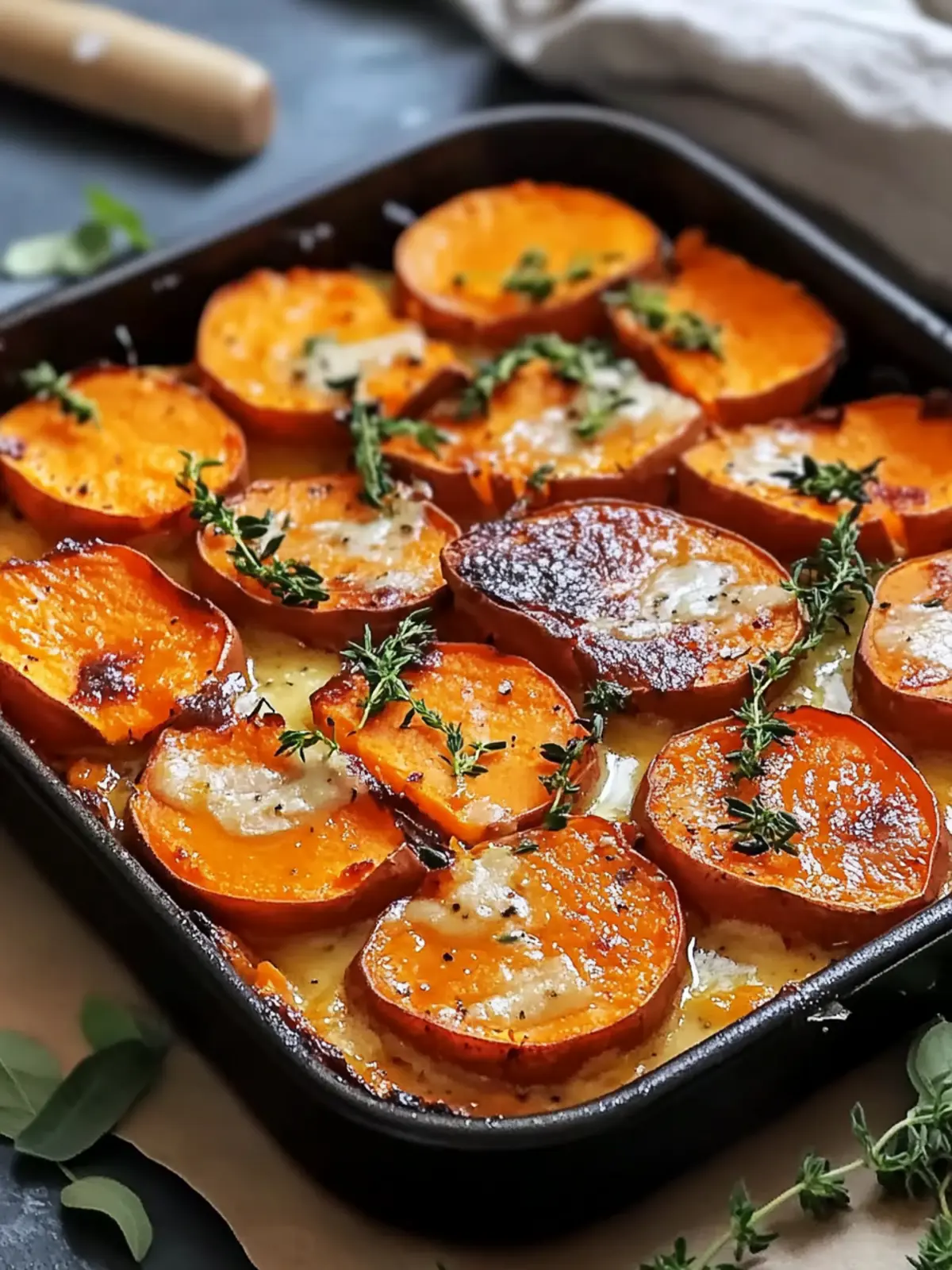 Irresistible Homemade Garlic Butter Sweet Potato Bake Recipe 4 Homemade Garlic Butter Sweet Potato Bake