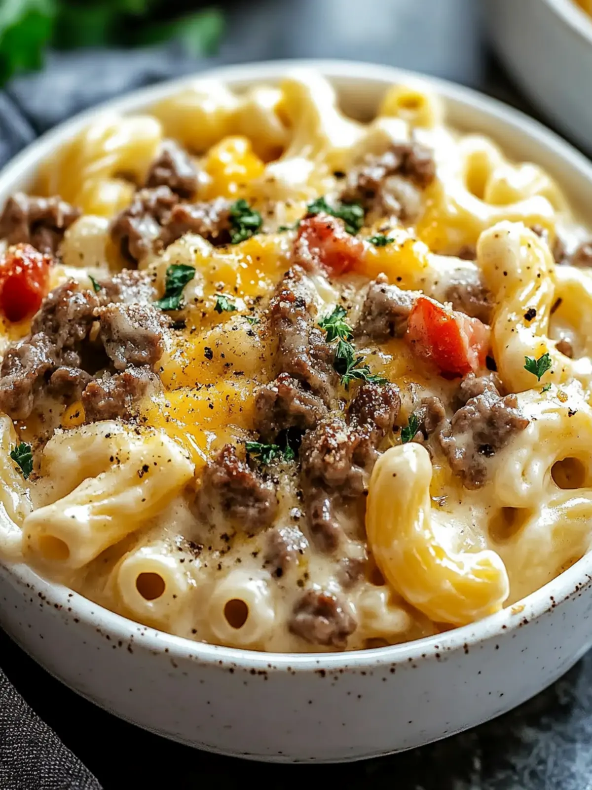 High-Protein Creamy Philly Cheesesteak Mac & Cheese Magic 2 High-Protein Creamy Philly Cheesesteak Mac & Cheese Bliss