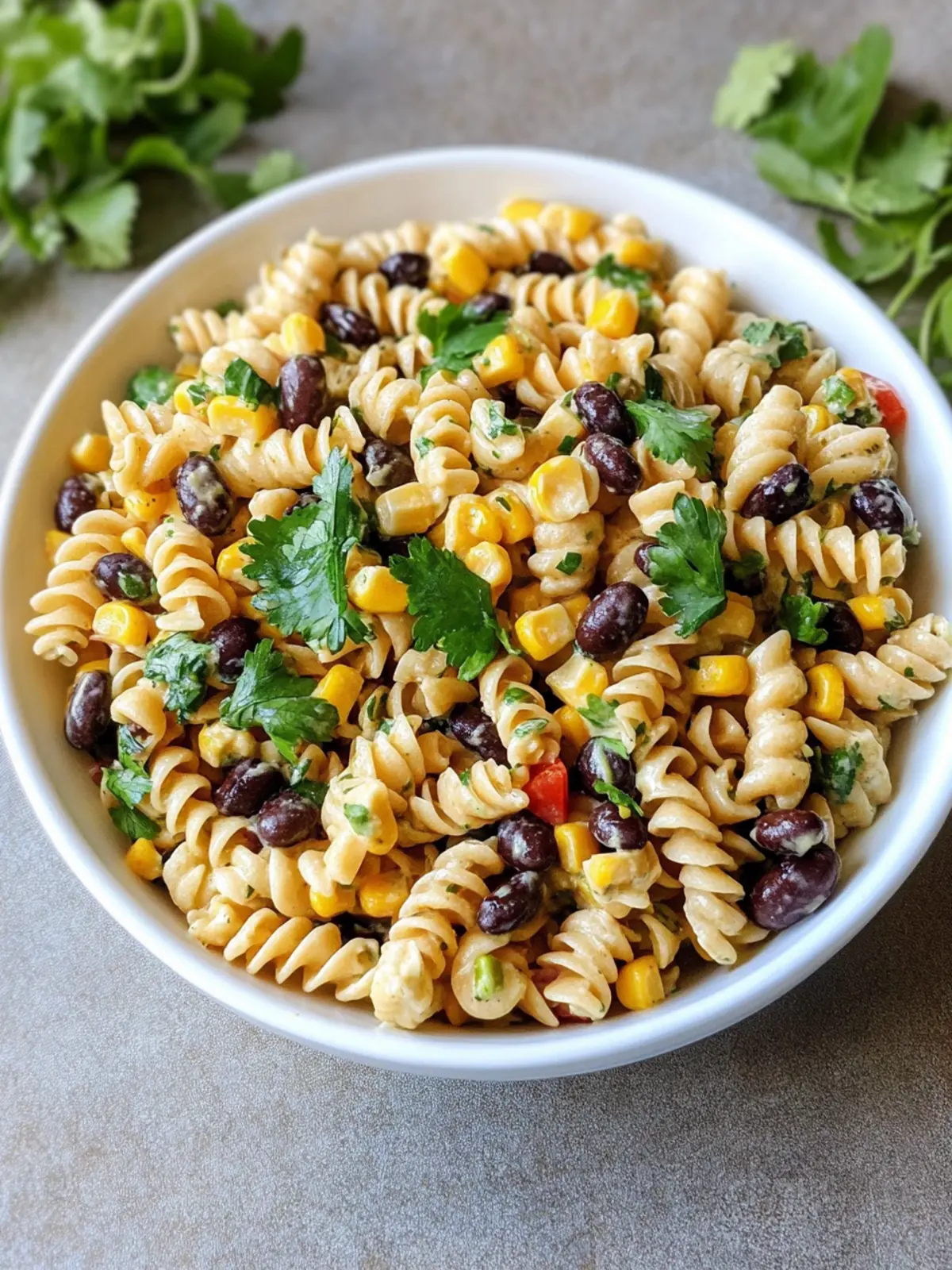Healthy Black Bean & Corn Pasta Salad: A Zesty Twist! 2 Healthy Black Bean & Corn Pasta Salad
