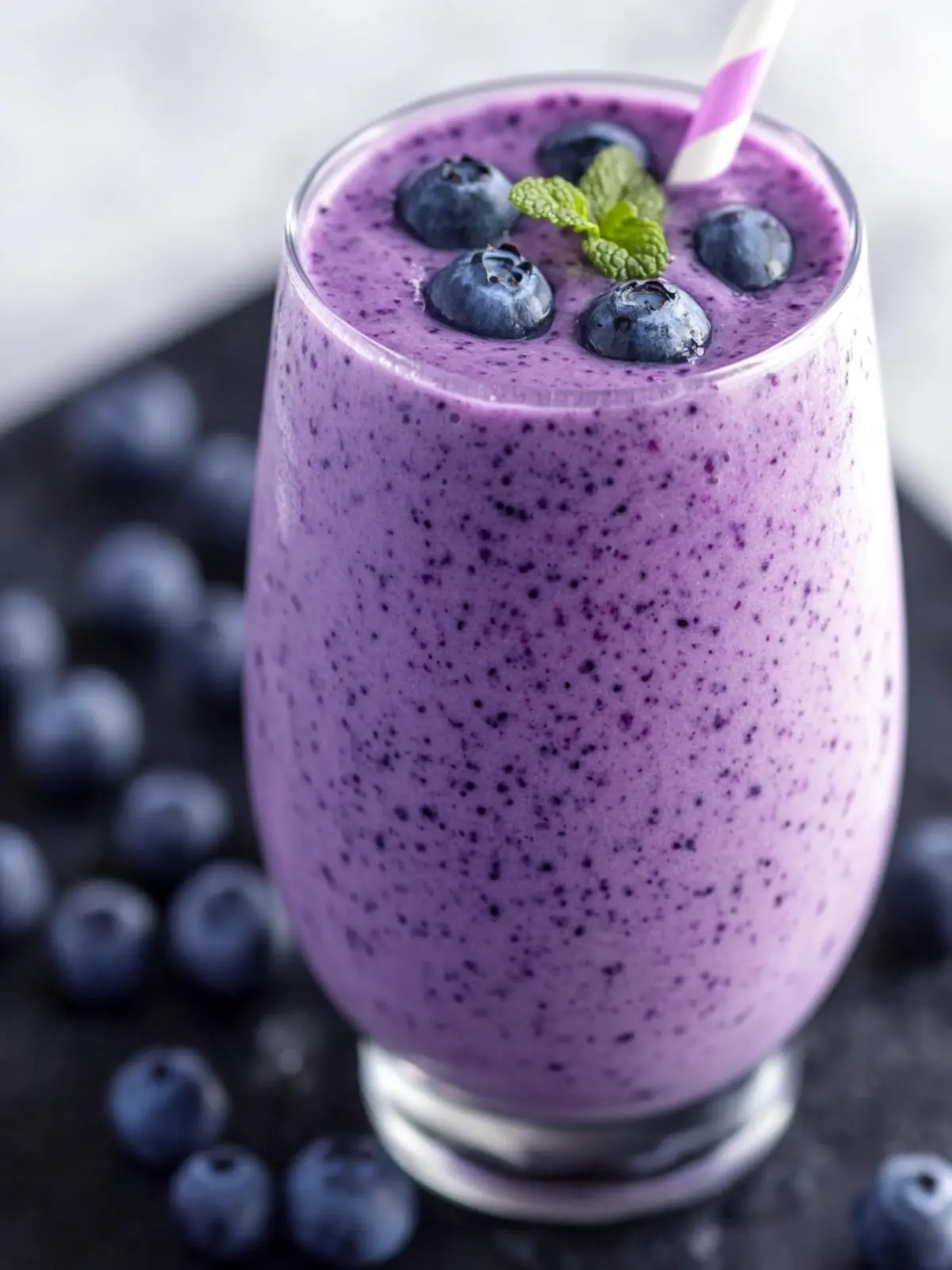 Boost Your Day with a Blueberry Banana Protein Smoothie 2 Blueberry Banana Protein Smoothie