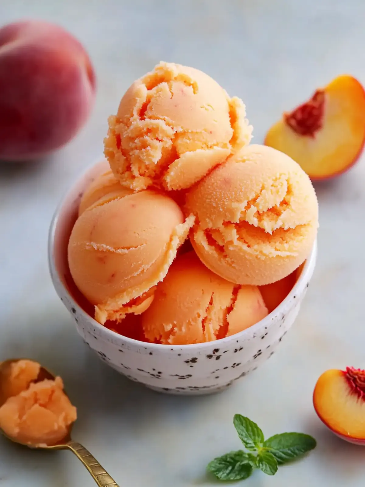 Best Peach Sorbet: Simple, No-Churn Delight for Summer Fun 5 Best Peach Sorbet