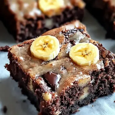 Irresistible Banana Bread Brownies for Cozy Sweet Moments 10 Banana Bread Brownies