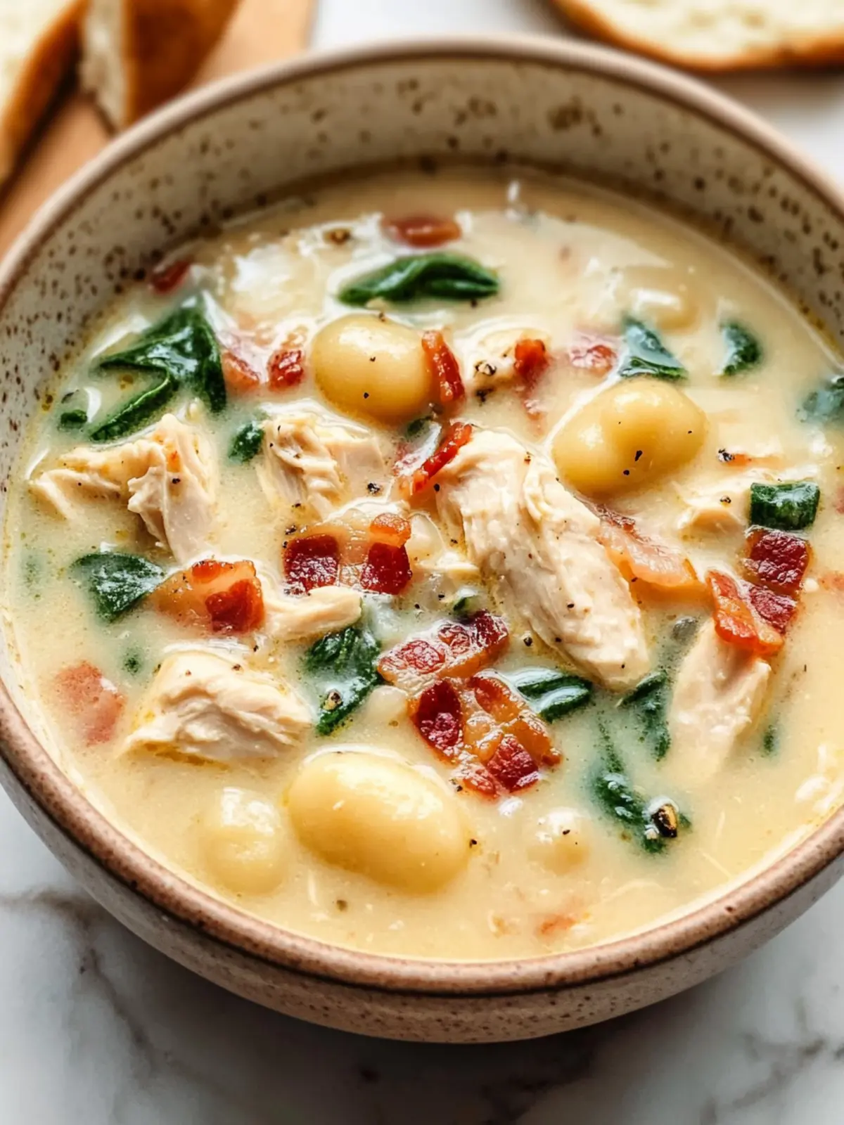 Hearty Chicken Bacon Gnocchi Soup for Cozy Nights In 3 Chicken Bacon Gnocchi Soup