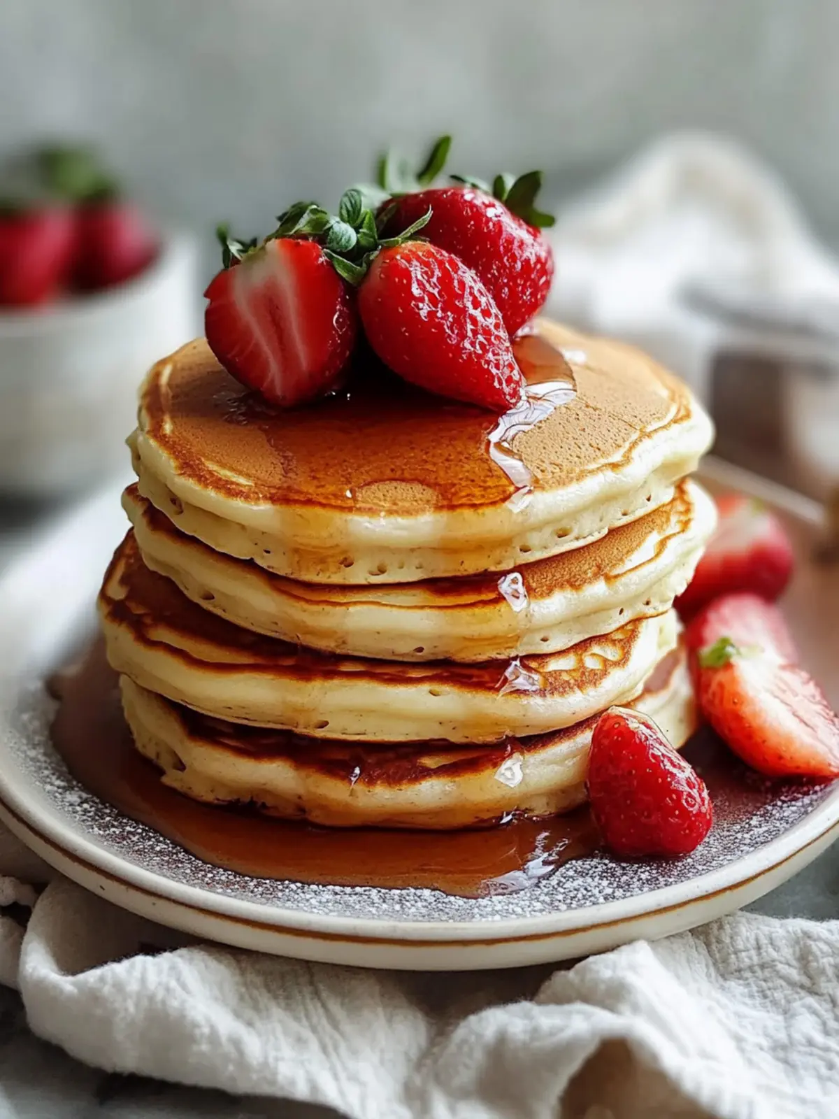 Fluffy Buttermilk Pancakes: Your Go-To Base for Tasty Toppings 5 Fluffy Buttermilk Pancakes (Base Recipe for Any Topping)