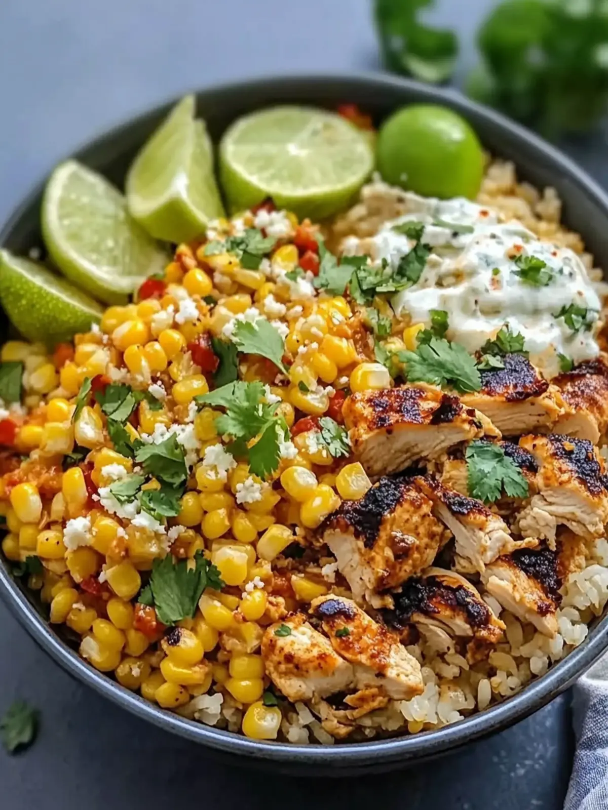 Mexican Street Corn & Chicken Rice Bowl: A Flavorful Escape 5 Mexican Street Corn & Chicken Rice Bowl