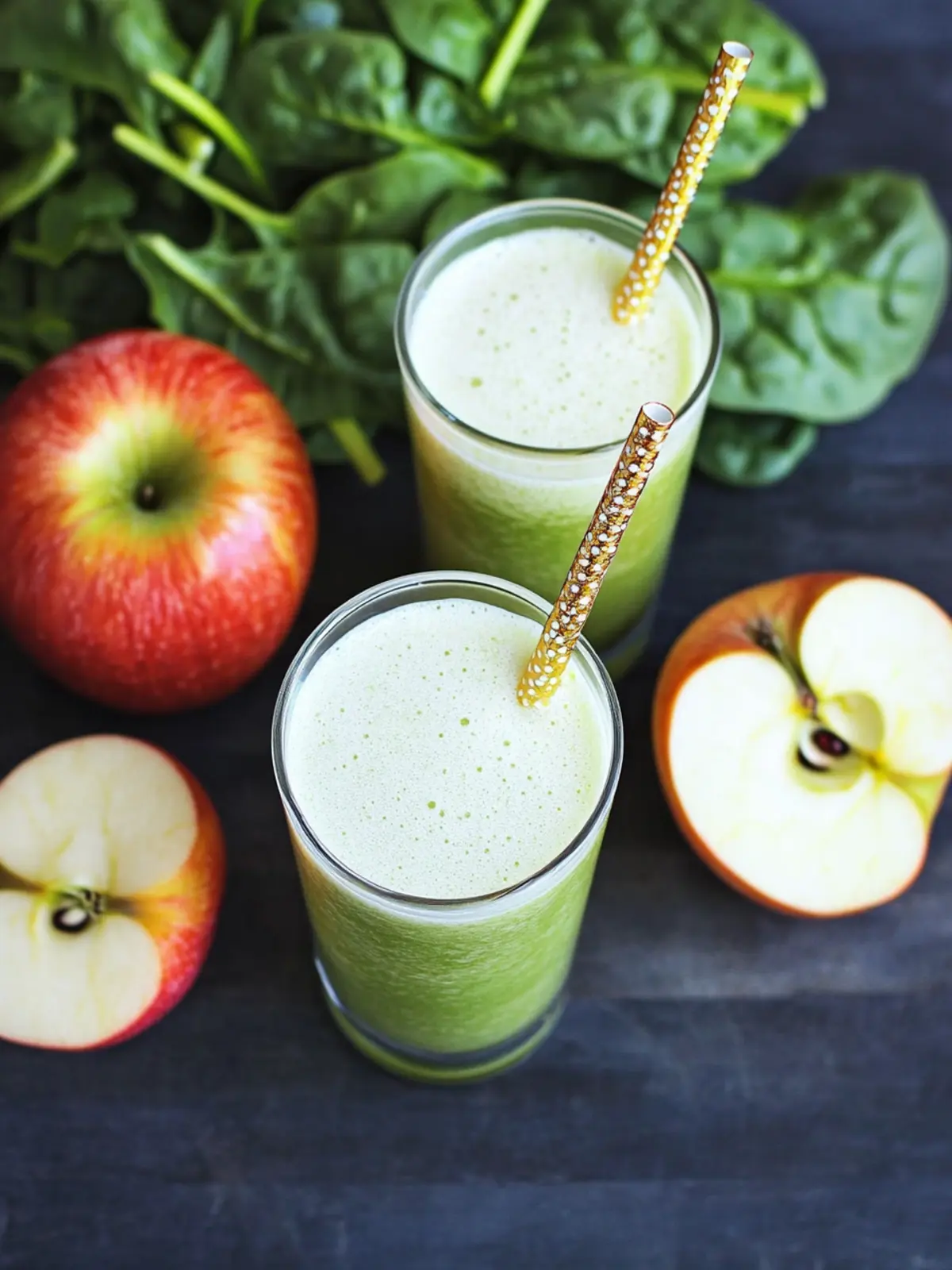 Delicious Simple Apple Spinach Smoothie for Bright Mornings 2 Simple Apple Spinach Smoothie