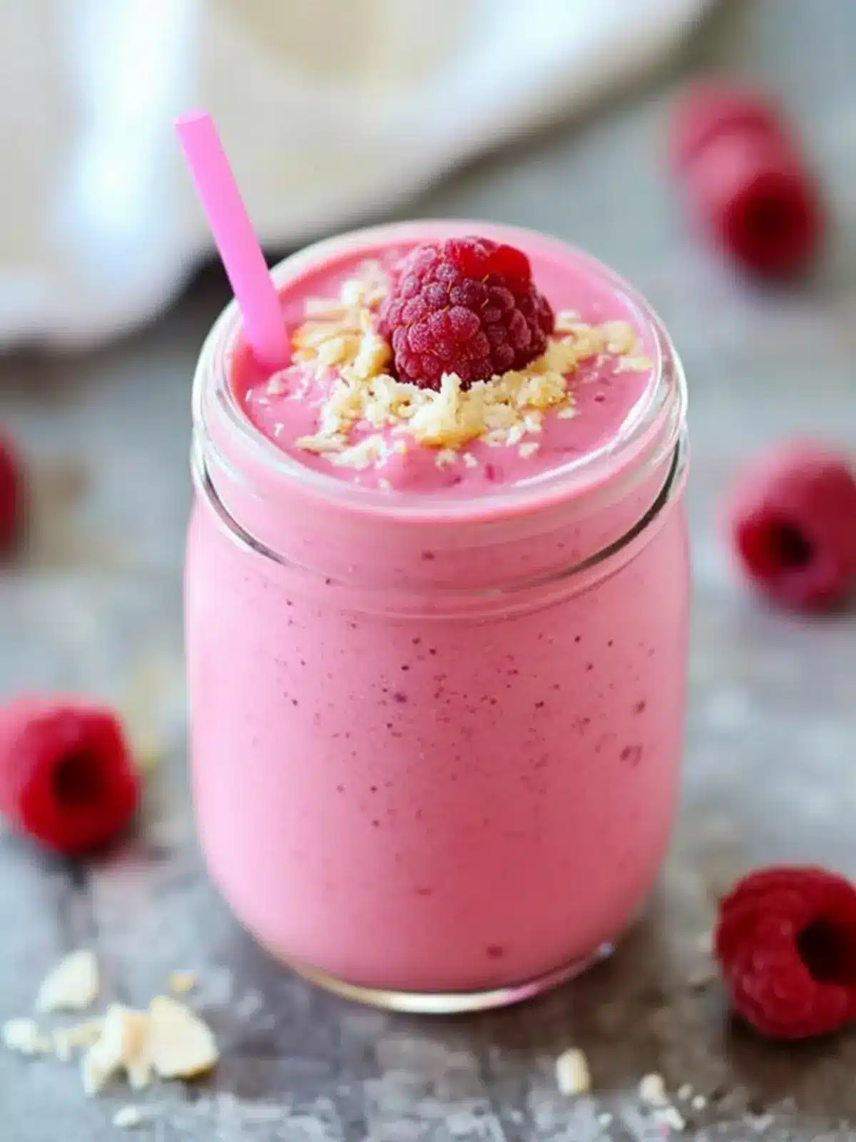 Creamy High Protein Raspberry Cheesecake Smoothie Bliss 2 High Protein Raspberry Cheesecake Smoothie