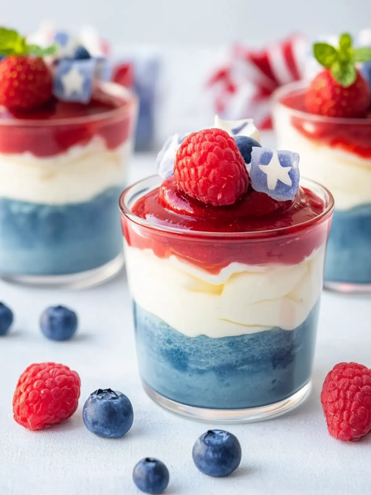 Mini No-Bake Red White and Blue Desserts That Wow Your Guests 4 Mini No-Bake Red White and Blue Desserts