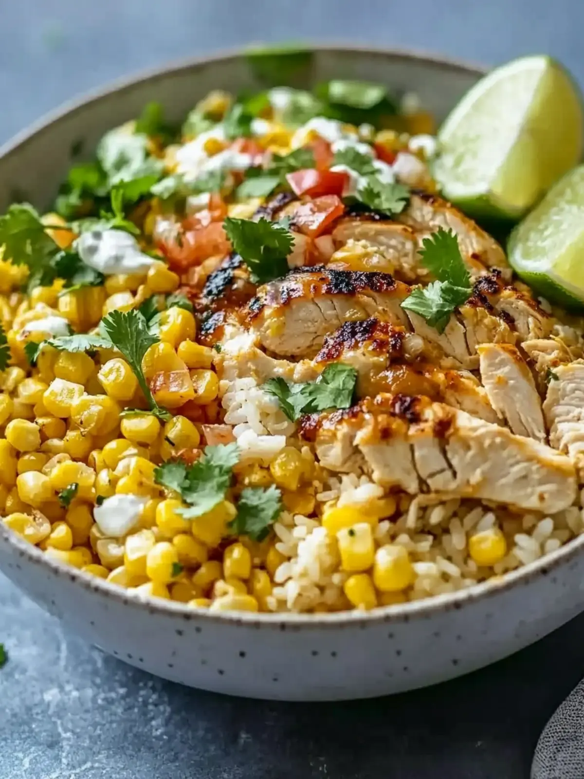 Mexican Street Corn & Chicken Rice Bowl: A Flavorful Escape 4 Mexican Street Corn & Chicken Rice Bowl