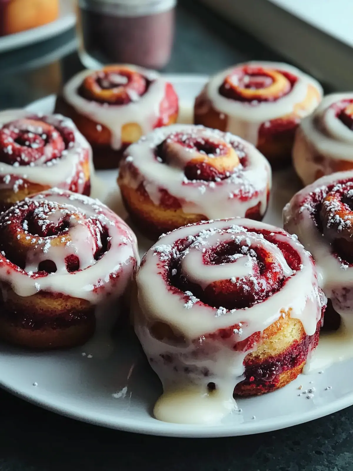 Red Velvet Cinnamon Rolls That Will Steal Your Heart 5 Red Velvet Cinnamon Rolls