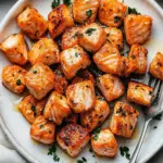 Lemon Garlic Air Fryer Salmon Bites Ready in 10 Minutes 15 Air Fryer Salmon Bites