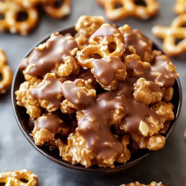 No-Bake Peanut Butter Pretzel Clusters for Quick Sweet Treats 10 No-Bake Peanut Butter Pretzel Clusters