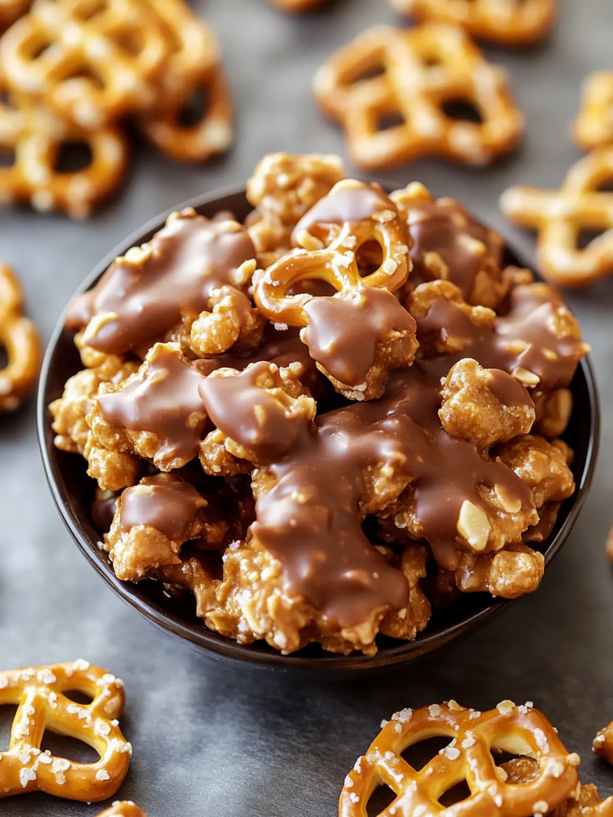 No-Bake Peanut Butter Pretzel Clusters for Quick Sweet Treats 5 No-Bake Peanut Butter Pretzel Clusters