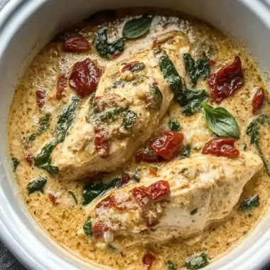 Savory Crockpot Tuscan Chicken That's Family-Approved 10 Crockpot Tuscan Chicken