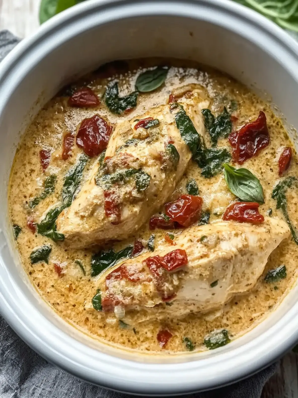 Savory Crockpot Tuscan Chicken That's Family-Approved 5 Crockpot Tuscan Chicken