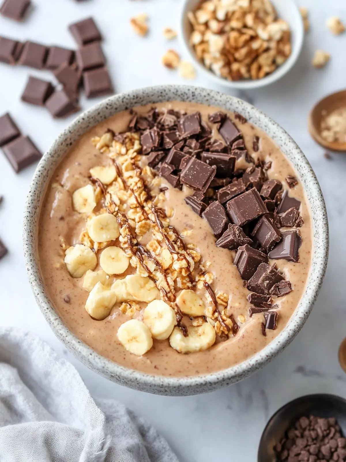Thick and Creamy Snickers Smoothie Bowl Vegan and Gluten-Free Bliss 3 Thick and Creamy Snickers Smoothie Bowl (Vegan, GF)