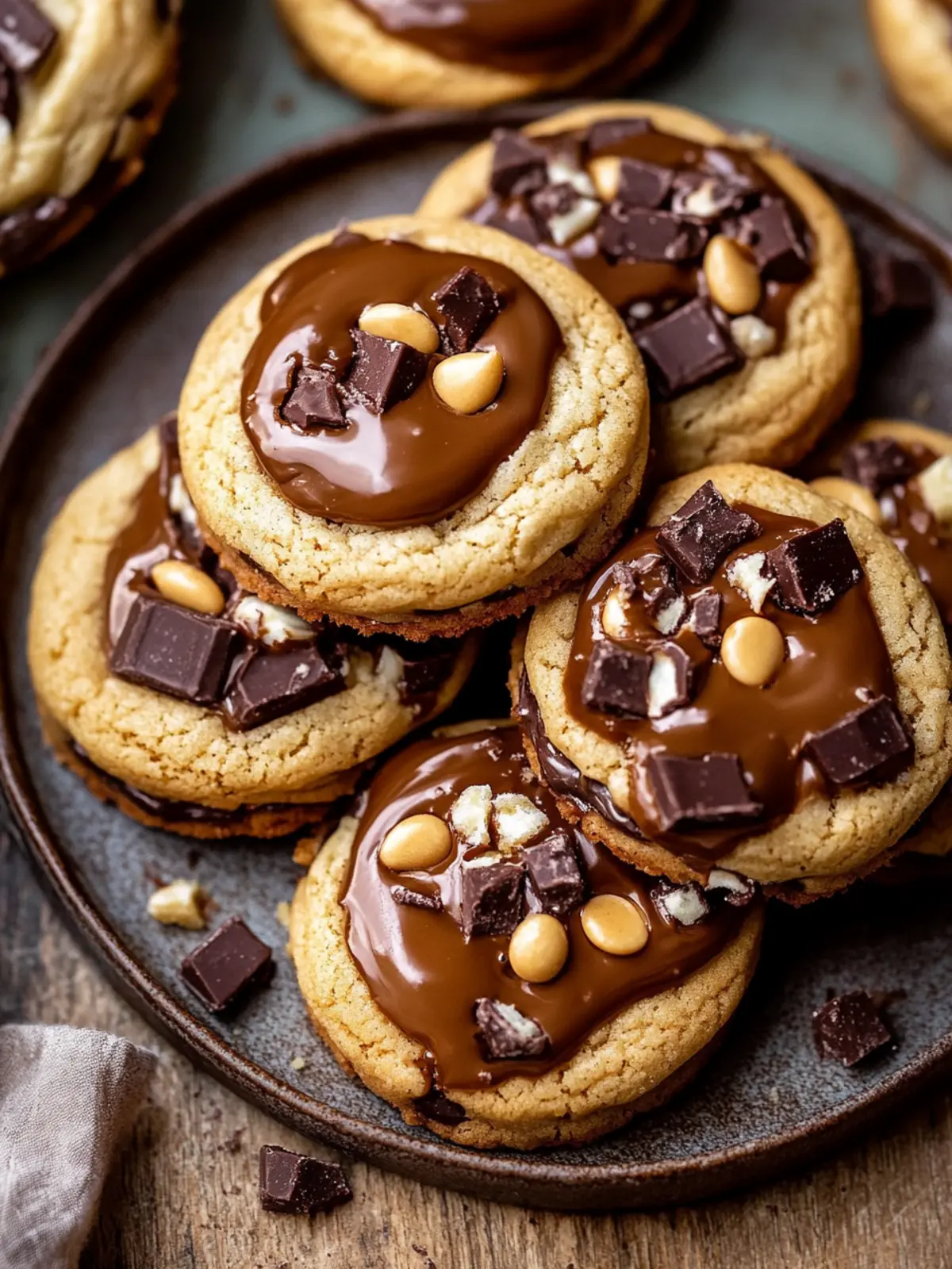 Indulge in Gooey Twix Cookies Loaded with Caramel Bliss 3 Twix Cookies