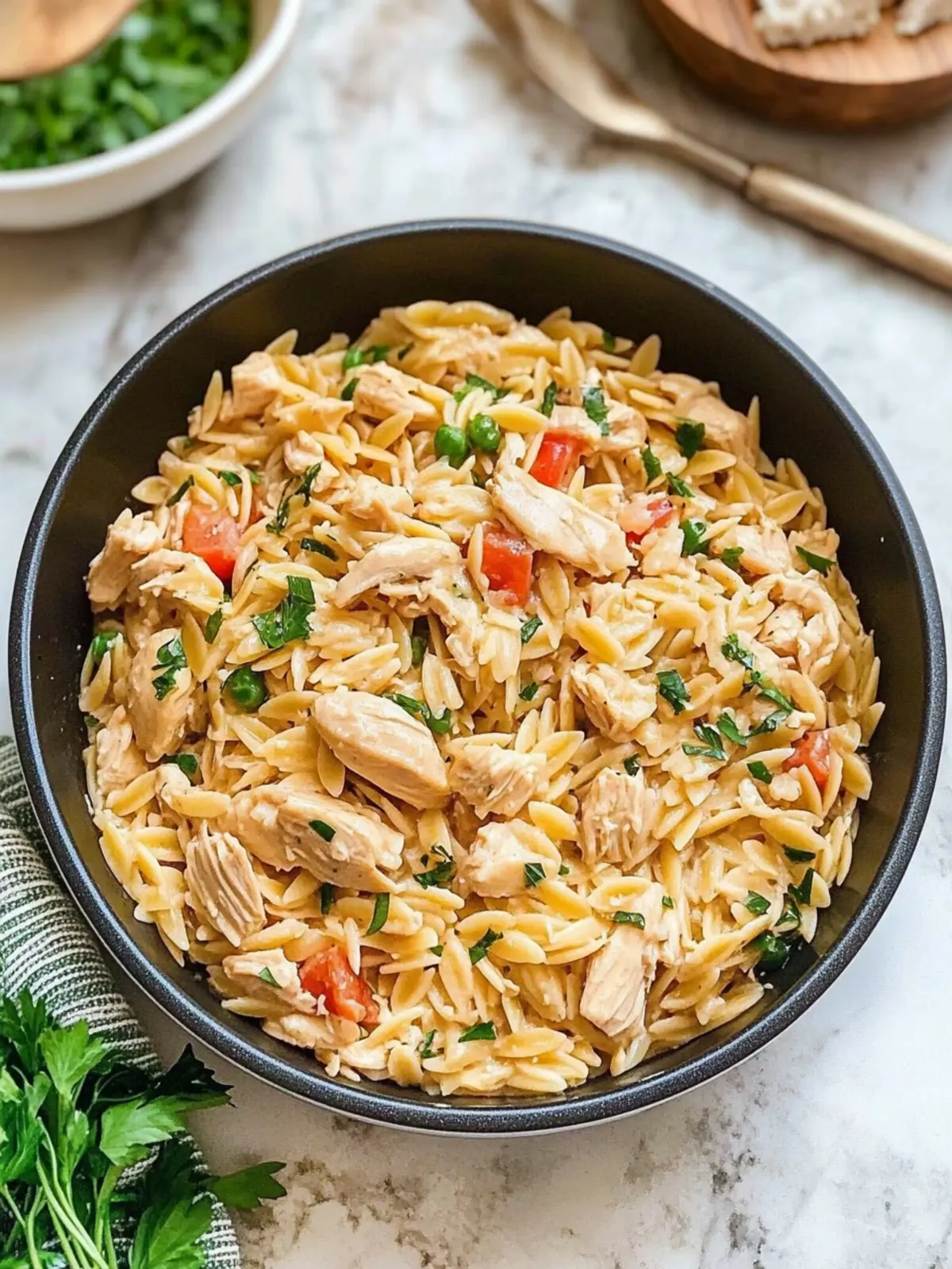 Delicious One Pot Chicken Orzo in 30 Minutes or Less 3 One Pot Chicken Orzo