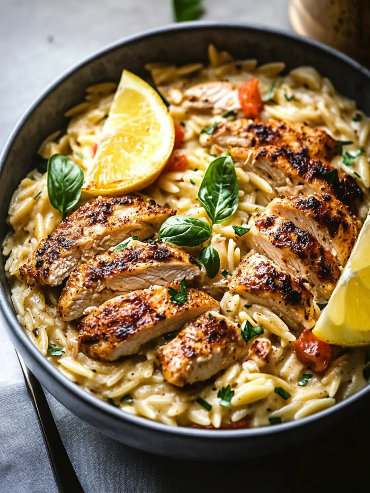 Savory Creamy Cajun Chicken Orzo in Just 30 Minutes 3 Creamy Cajun Chicken Orzo
