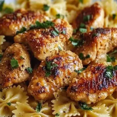 Garlic Butter Chicken with Bowtie Pasta for Cozy Family Nights 10 Garlic Butter Chicken with Bowtie Pasta