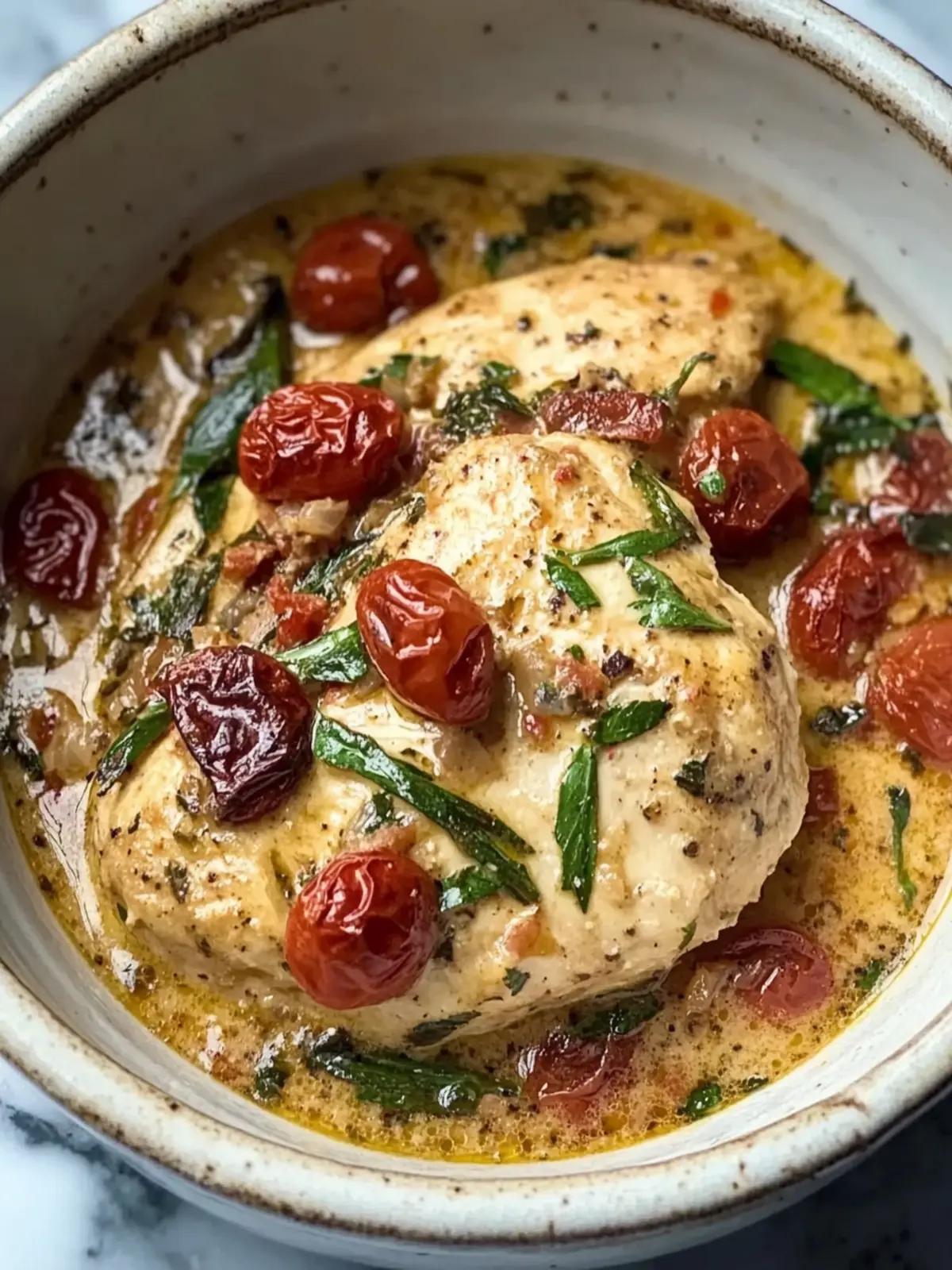 Savory Crockpot Tuscan Chicken That's Family-Approved 4 Crockpot Tuscan Chicken