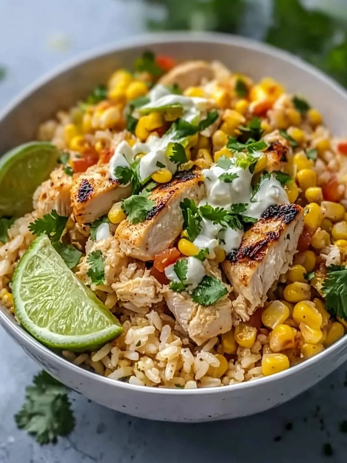 Mexican Street Corn & Chicken Rice Bowl: A Flavorful Escape 3 Mexican Street Corn & Chicken Rice Bowl