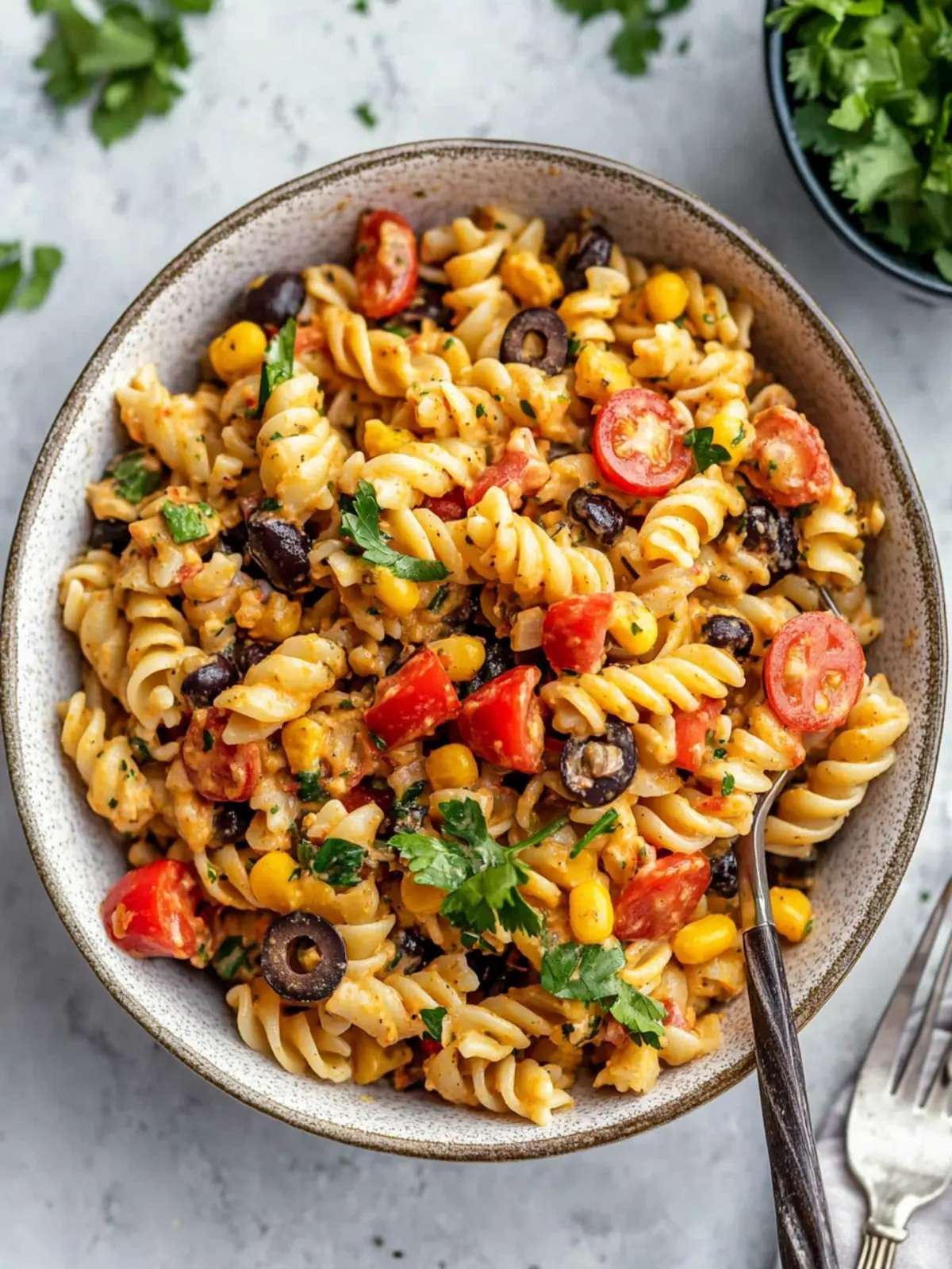 Creamy Vegan Southwest Pasta Salad That's Bursting with Flavor 4 Creamy Vegan Southwest Pasta Salad