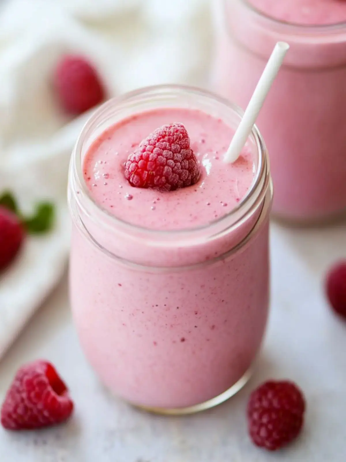 Creamy High Protein Raspberry Cheesecake Smoothie Bliss 4 High Protein Raspberry Cheesecake Smoothie