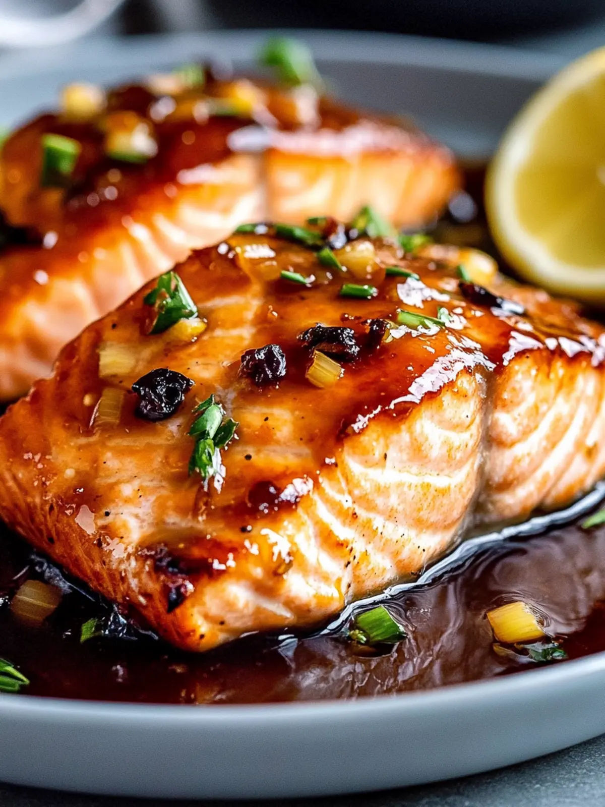 Sweet and Savory Honey Garlic Glazed Salmon in Minutes 2 Honey Garlic Glazed Salmon