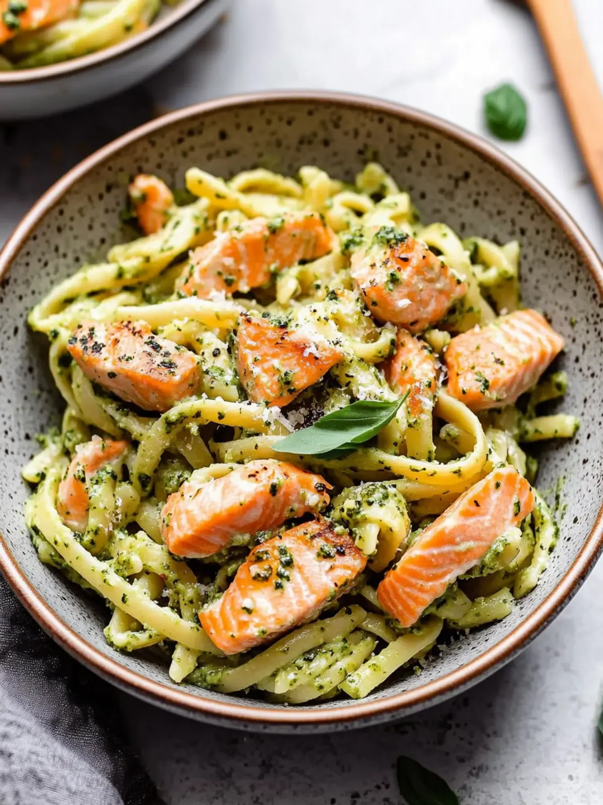Delicious Salmon Pesto Pasta in 30 Minutes or Less 4 Salmon Pesto Pasta
