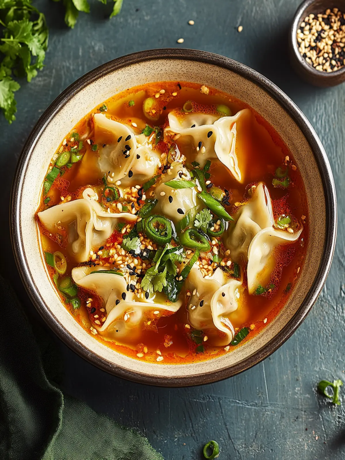 Wonton Soup with Spicy Broth: A Cozy Comfort Classic 3 Wonton Soup with Spicy Broth